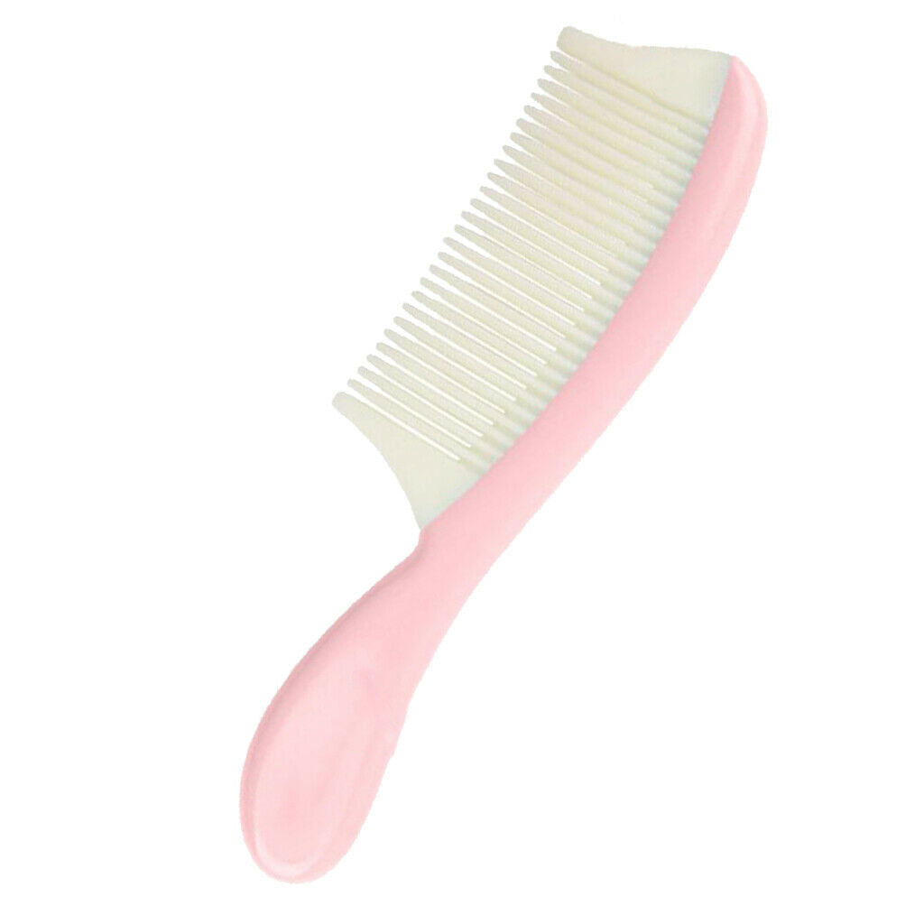 Plastic Detachable Fine Tooth Detangling Hair Comb No Static Comb Pink