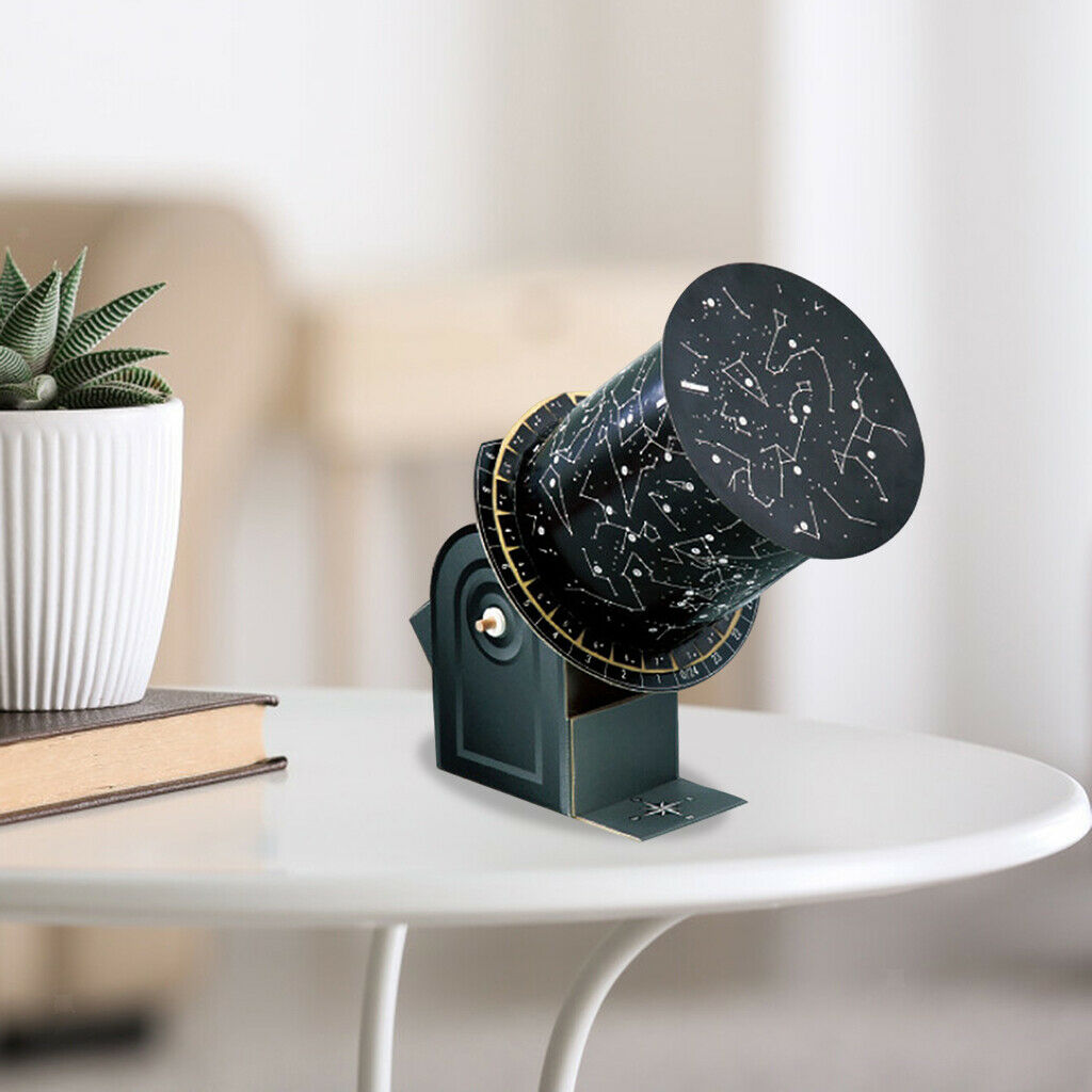 Paper Constellation Projector Science Exploration Kids Educational Toys Black