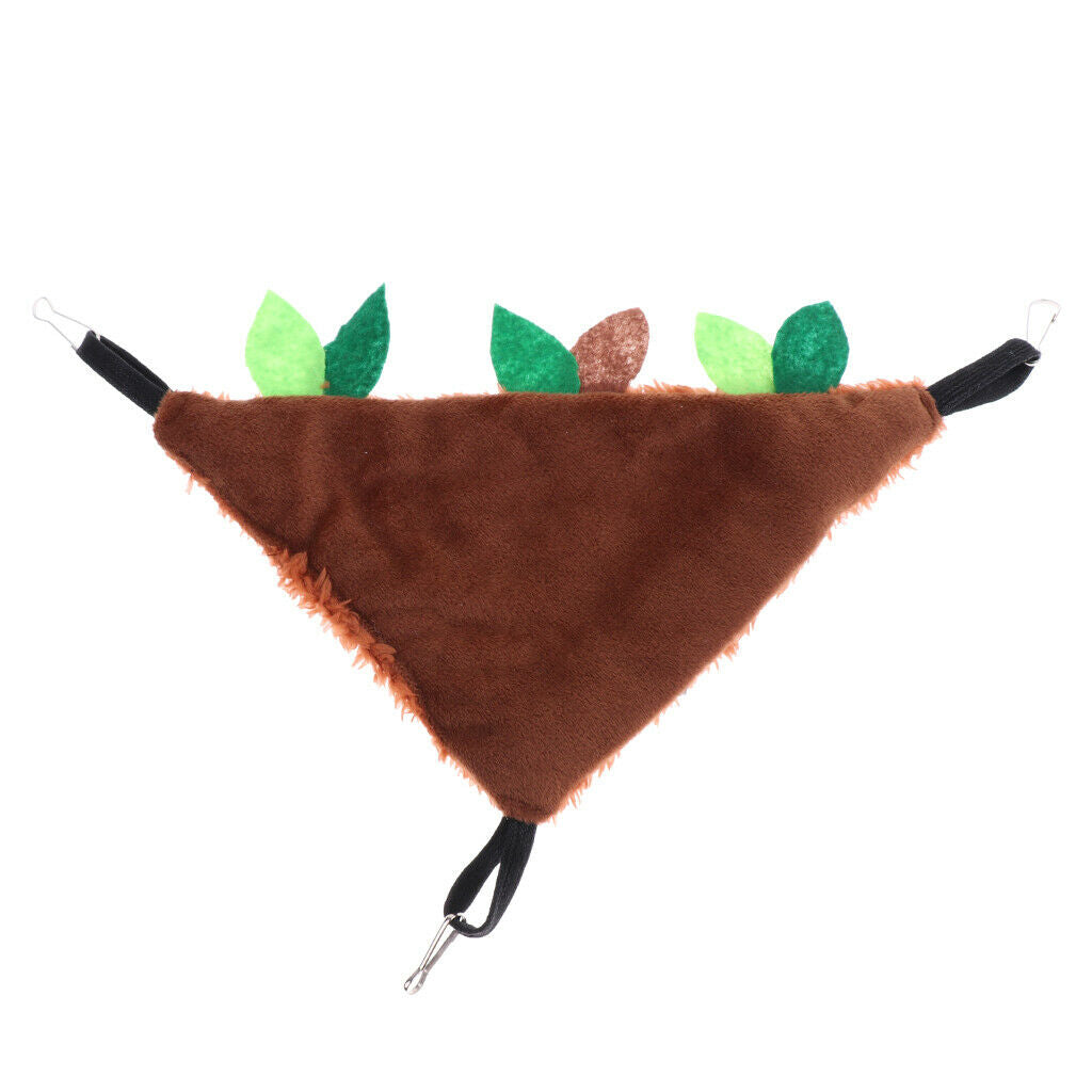 Triangular Bird Nest Small Pet Warm Hammock For Parrot Birds Hamsters