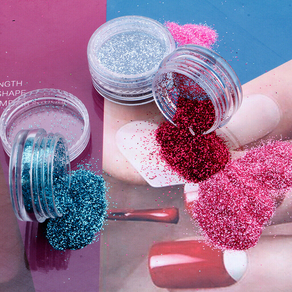 Hair Eye Shiny Luminous Powder Eyeshadow Brush Tattoo Decals Stencils Glue