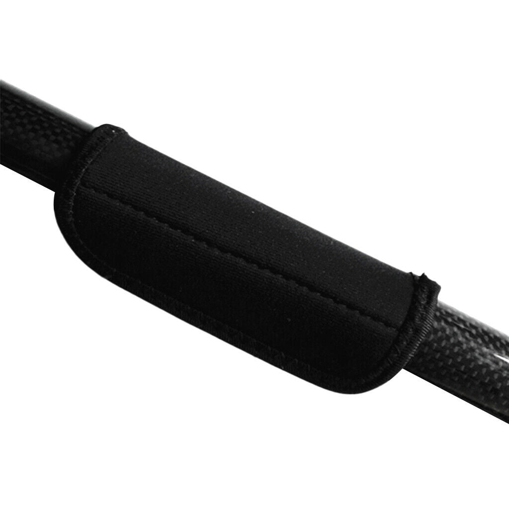 2 Pairs Kayak Canoe Boat Paddle Grips with Fastening Tape Black and Orange