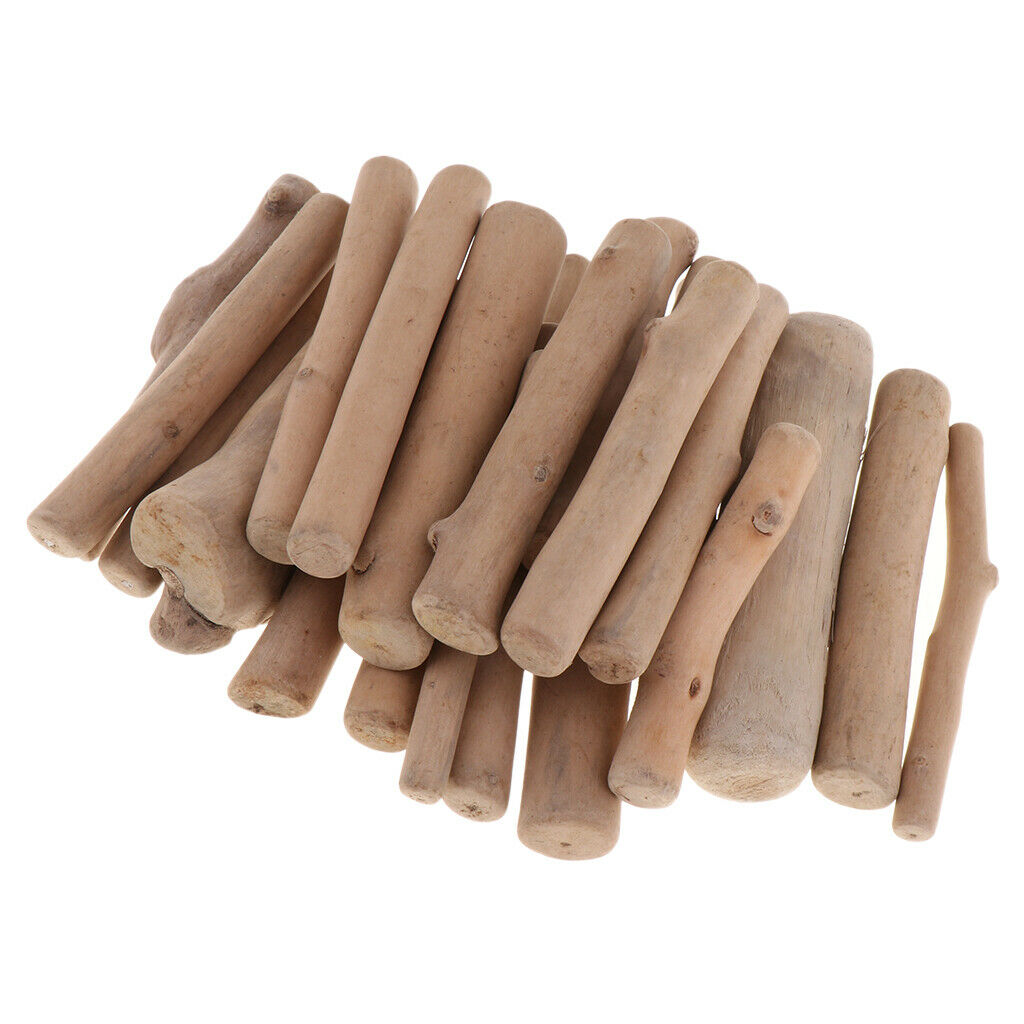 3.9" 250g Natural Wood Pieces Sticks Driftwood for Arts Crafts DIY Ornament