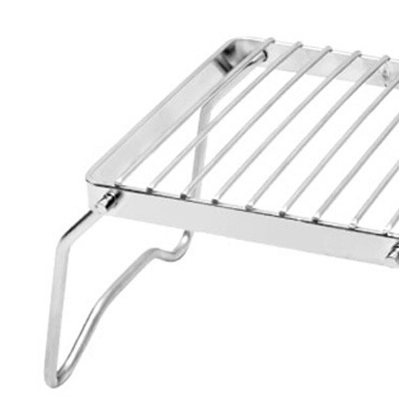 Mini Folding Campfire Grill Grate for Picnics Backpacking Outdoor wITH Bag