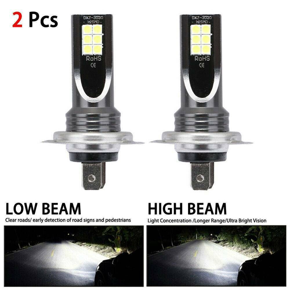 2x H7 LED Headlight Conversion 110W 30000LM 6000K Error Free Canbus Bulb US hot