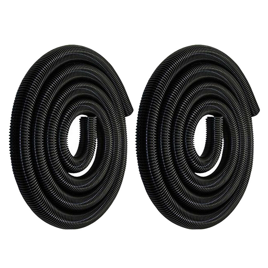 2pcs Universal Vacuum Replacement Hose Extension Tube Threaded Pipe 32mm