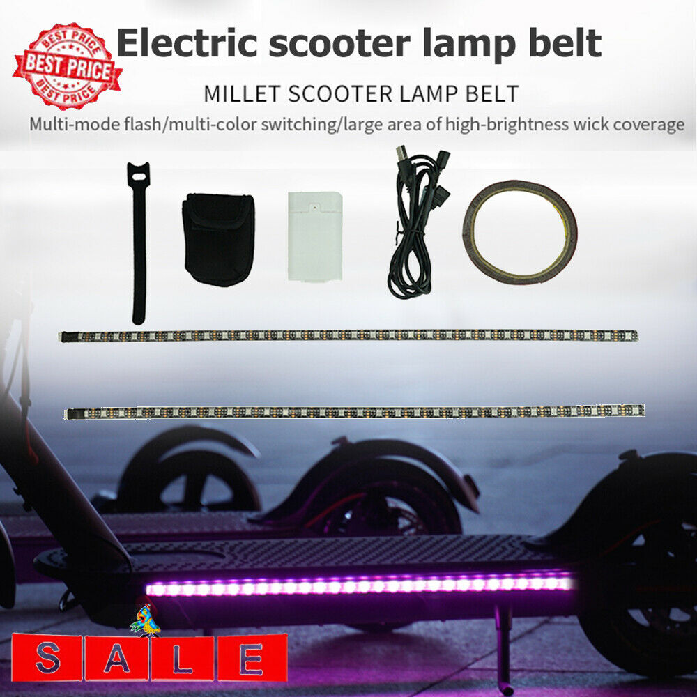 M365 Pro Electric Scooter Waterproof Light Strip Chassis Colorful Night Bar Lamp