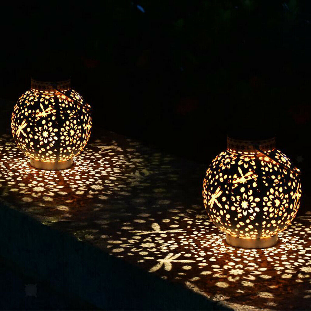 Solar Outdoor Lamp Decorative Hanging Lantern IP65 Waterproof for Garden Patio