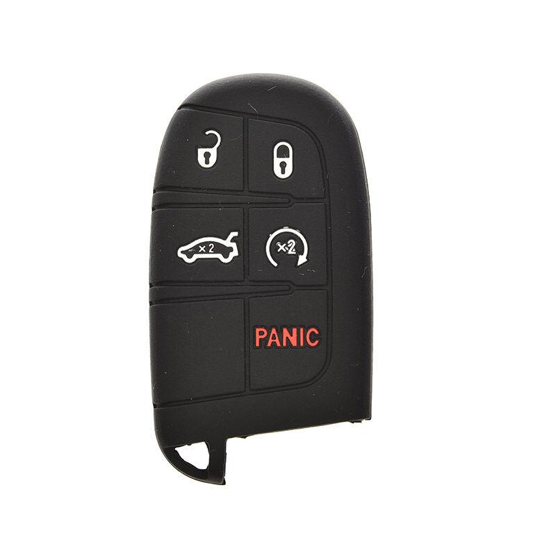 5 BTN  Silicone Case Cover For Jeep Chrysler Dodge Fiat Remote Smart Key B H Tt