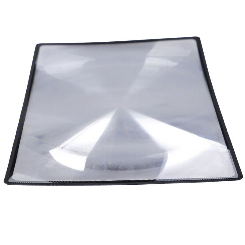 A5 Flat PVC Magnifier Sheet X3 Book Page Magnifying Reading Glass L HT EBA*j Lt