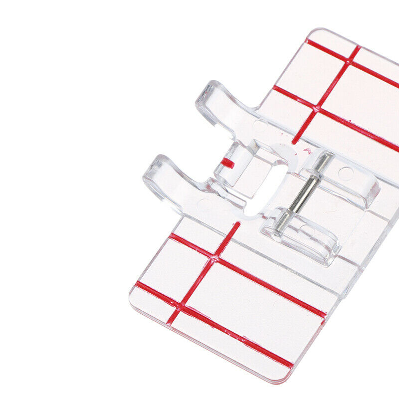 1Pcs Clear plastic Parallel Stitch Foot Presser Home Domestic Sewing Mach.l8