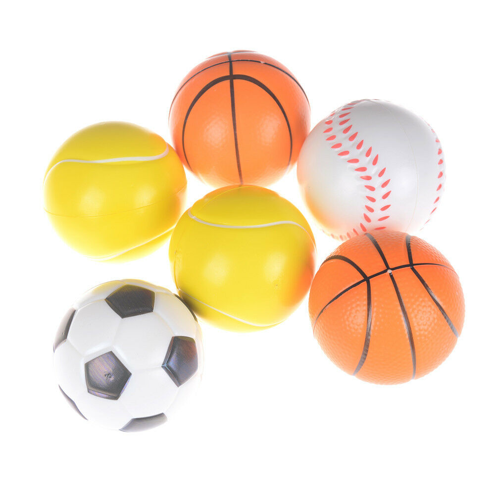 10cm Stress Sport Ball Sponge Ball Foam Ball Basketball Football Soccer、Baseb Kt