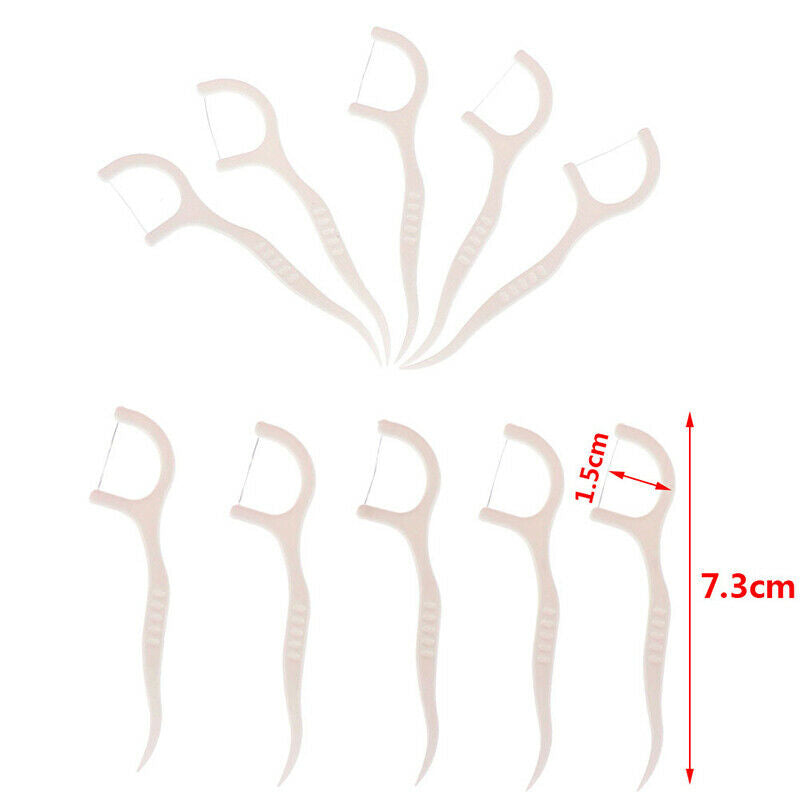 30Pcs Dental Floss Oral Hygiene Dental Sticks Dental Tooth Picks ABS Fl zqY1