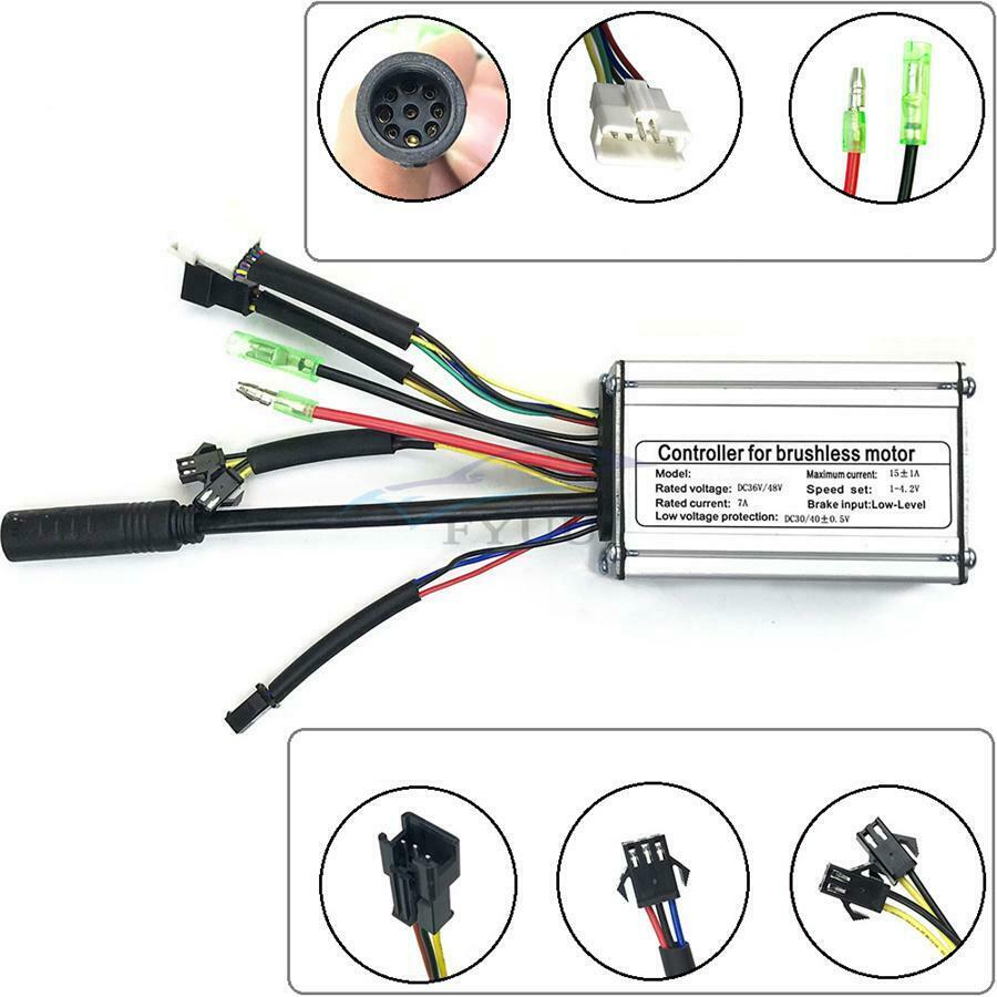 1Set 15±1A 36V/48V Low Voltage Protection Controller Electric Bicycle Components