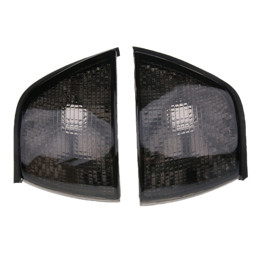 2X Clear Car Corner Lamp Side Light Lens Cover Protector for BMW E36 4 Door