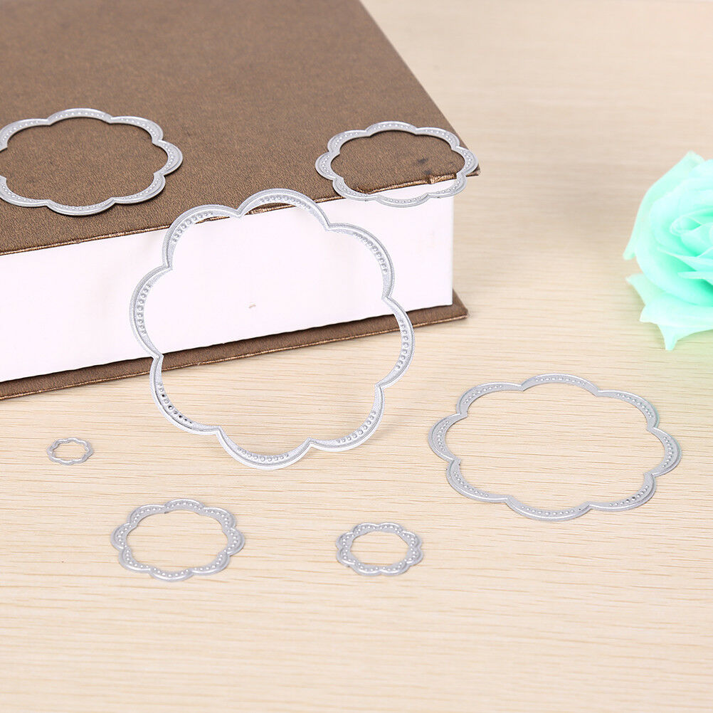 7x Flower Metal DIY Cutting Die Stencil Scrapbook Album Paper Card Emboss.l8