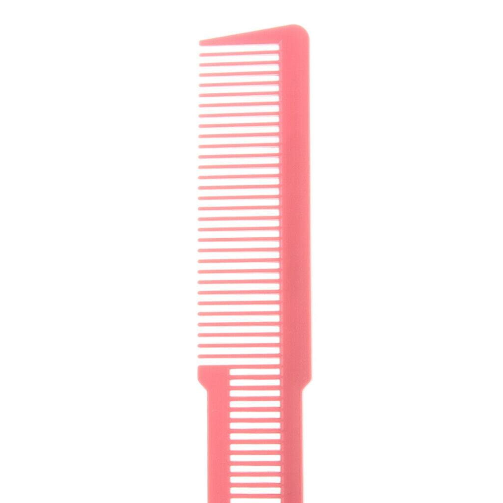 3Pcs 8" Flat Top Clipper Cutting Comb Plastic Static Free Hairdressing Brush