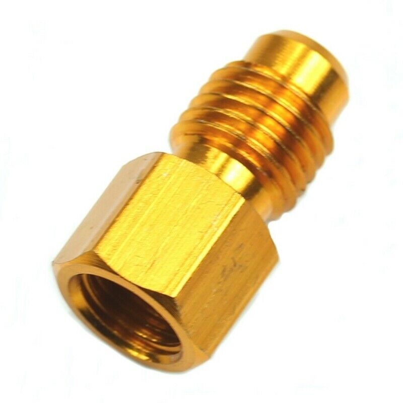 1pcs New R134A Adapters Refrigerant Tank/Vacuum Pump 1/4" Flare Female x 1/2"AR8