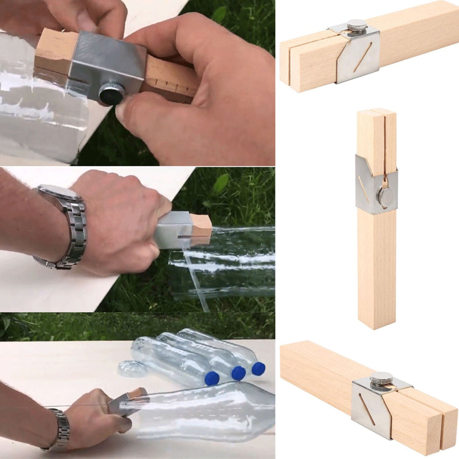 Creative Plastic Bottle Cutter Outdoor Portable Smart Bottles Rope Tools DI K4M5