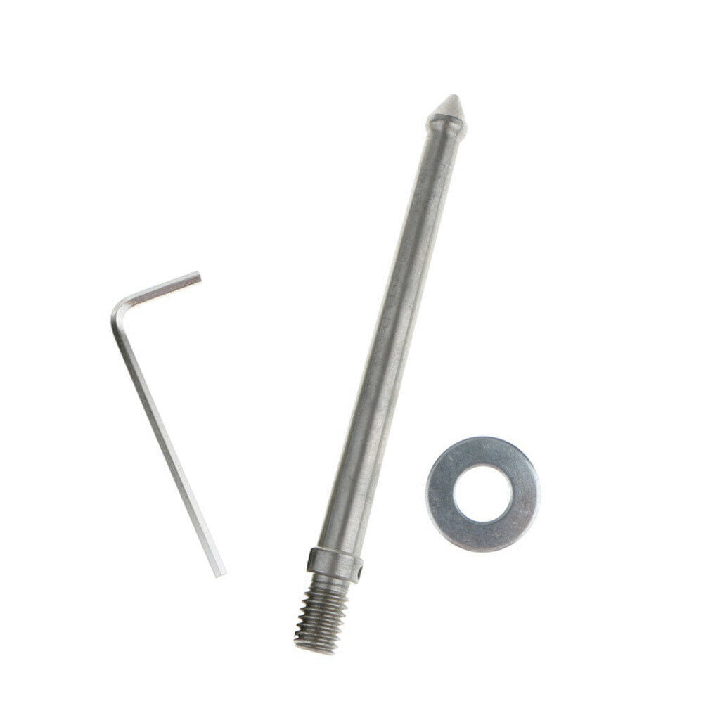 1 set of long 12cm tripod monopod spikes nail with 3/8 "thread