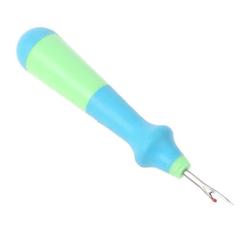12cm TPR Handle Thread Cutter Seam Ripper Stitch Unpicker Craft Hand Tool Needle