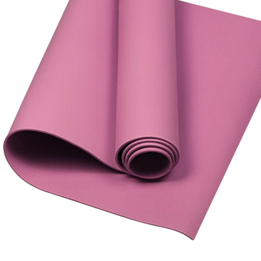 2x Thick Pilates Yoga Mat Non Slip Exercise Mats for All Ages Kid Men Women