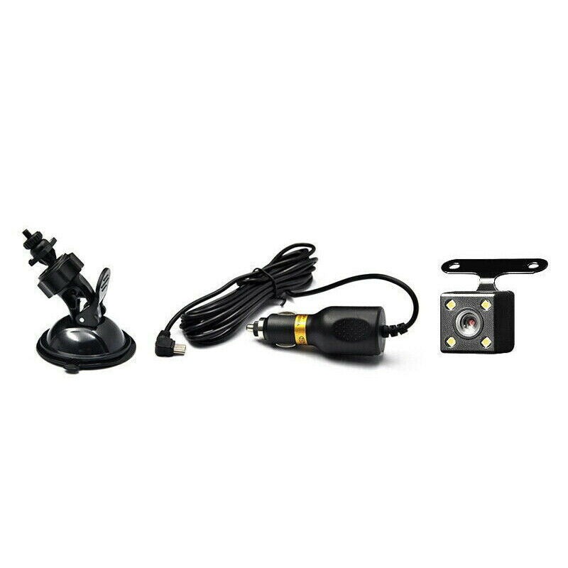 3.6inch 1080P Car WDR Hidden Camera Front Rear Dash Cam Dual Lens Video Recorder