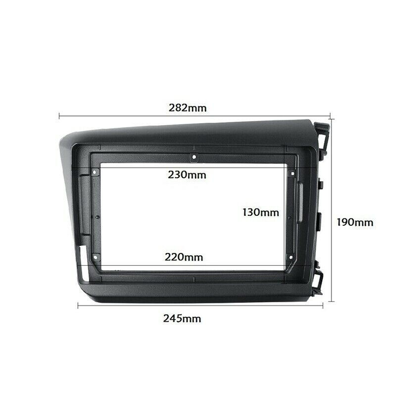 Car Radio Fascia for  Civic 2012-2015 9 Inch Dash Refitting Installation e SteK8