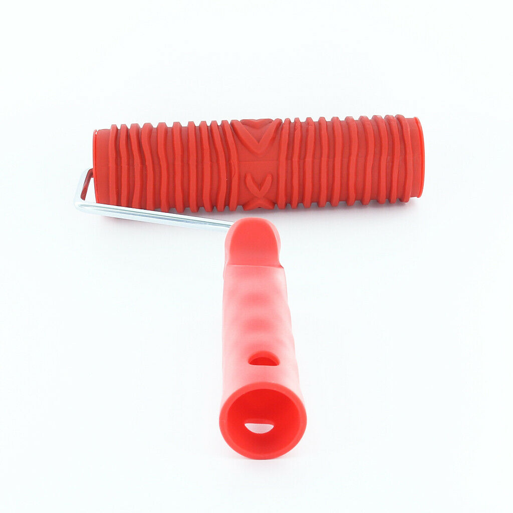 7 "Handle Empaistic Pattern Paint Painting Roller Painter Home Wall Decor