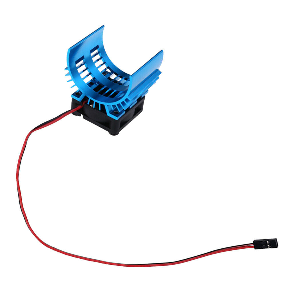 1/10 RC 540 Motor Heatsink & Cooling Fan for HSP Axial   DIY Parts
