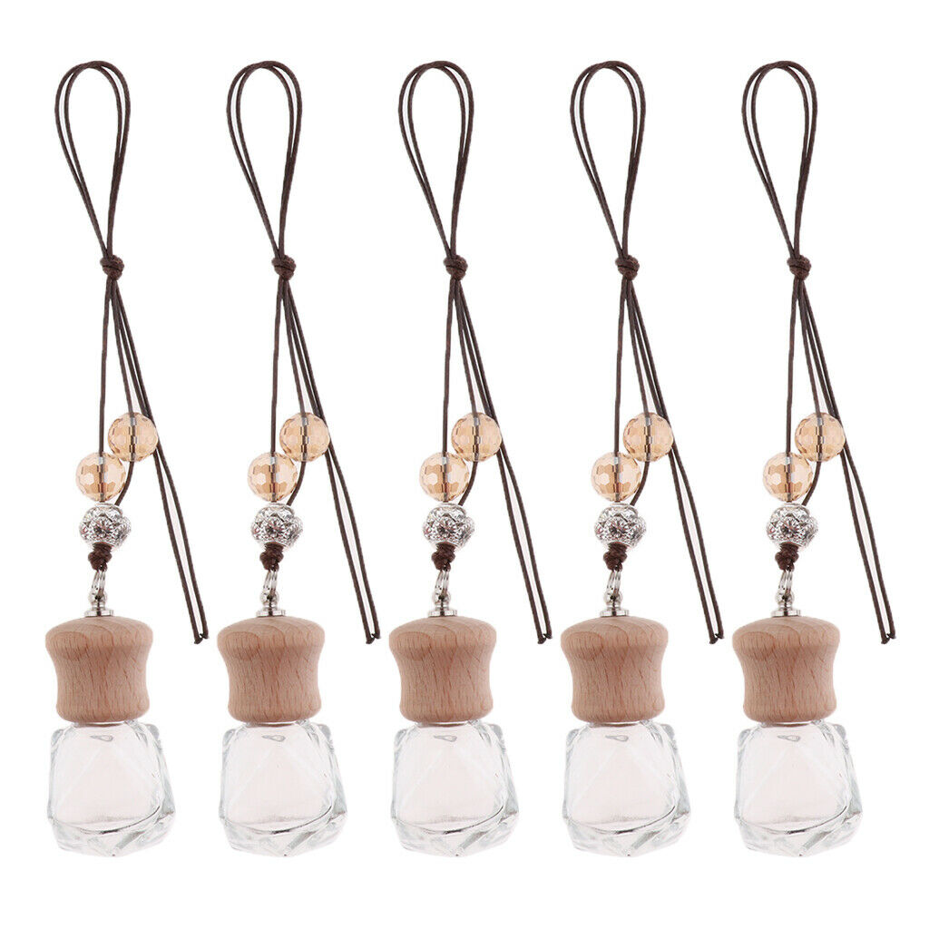 7Set Car Hanging Perfume Bottle Pendant for Office Auto Hanging Decoration