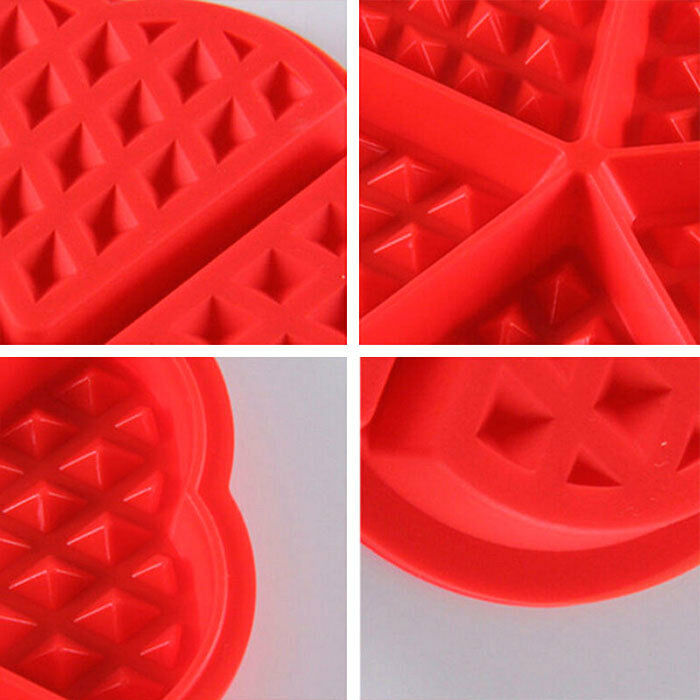 Mould Waffles IN The Form Of Heart Silicone Waffle Special Cooking Oven New