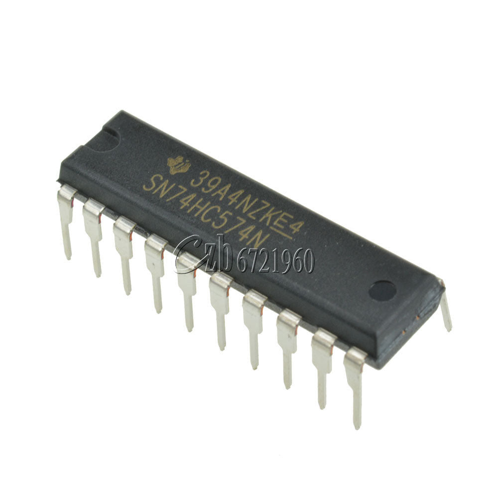 10PCS Flip-Flop Integrated Circuit IC DIP-20 74HC574N 74HC574 DIP-20