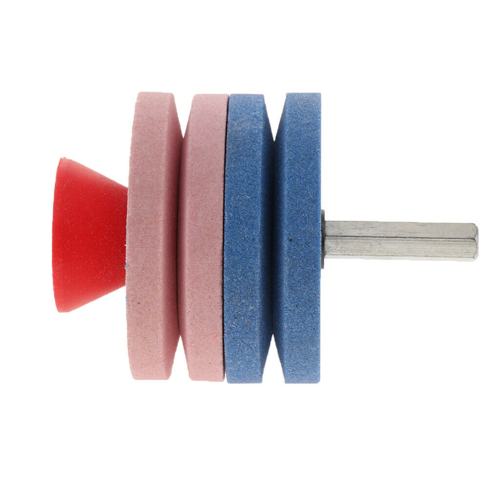 Lawn Mower Blade Balancer & Lawn Mower Blade Sharpener Kit - 57x82x7mm