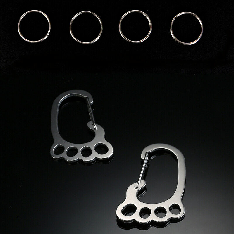Cute Keychain Key Ring Hook Outdoor Camping Hiking Buckle Carabiner Key H.l8