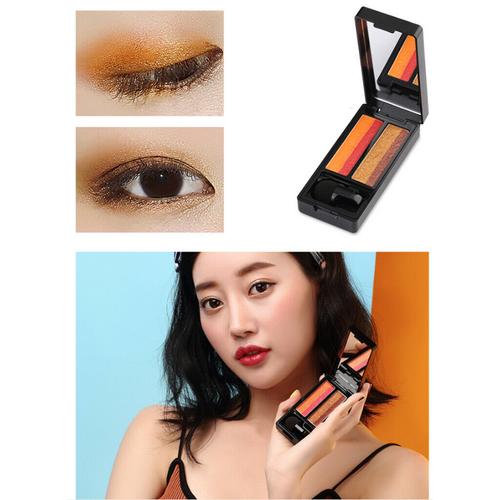 Matte Shimmer Eyeshadow Palette Waterproof Long Lasting Eye Shadow Sunset