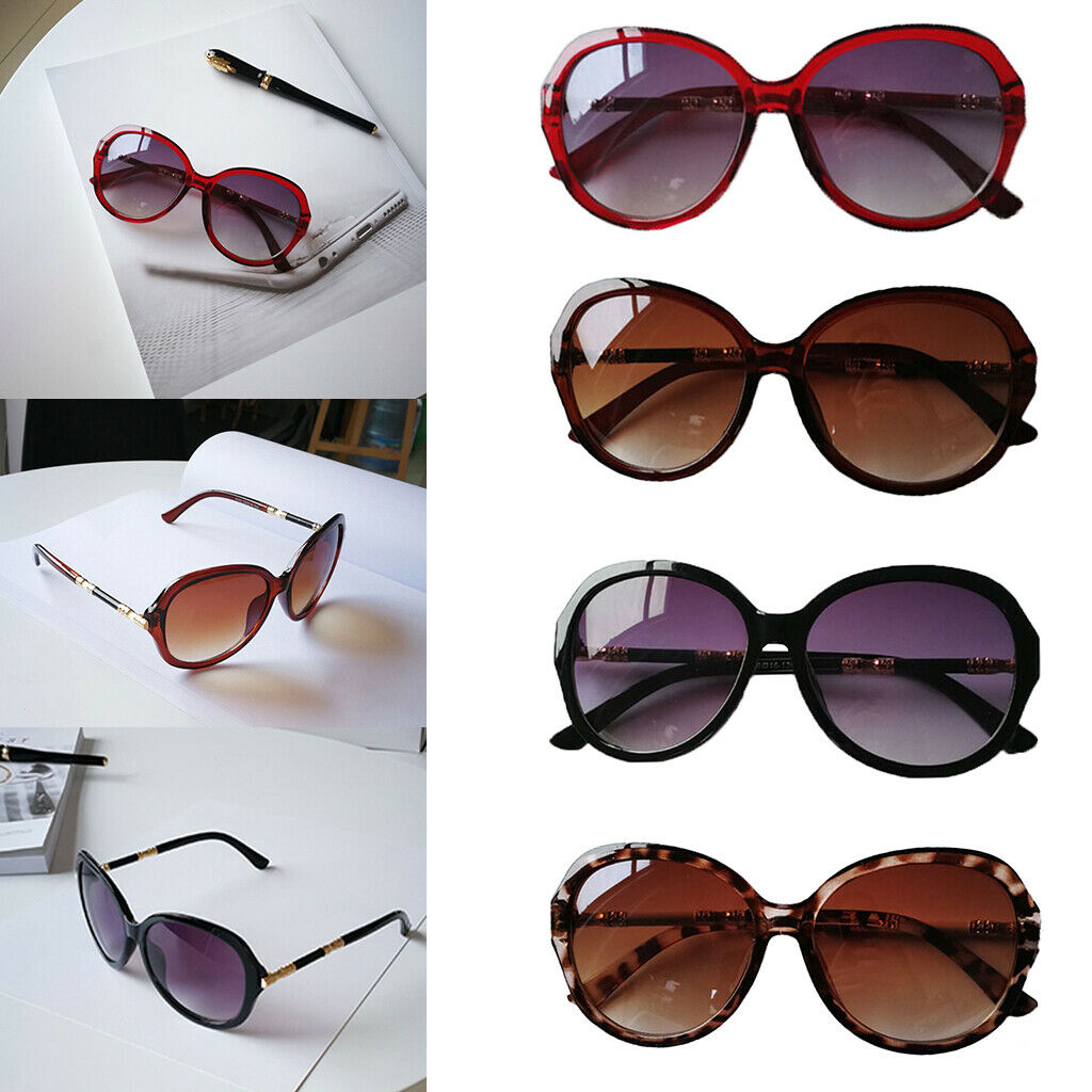 Fashion High-grade Carved Women Sunglasses Big Frame Eyewear Leopard Print