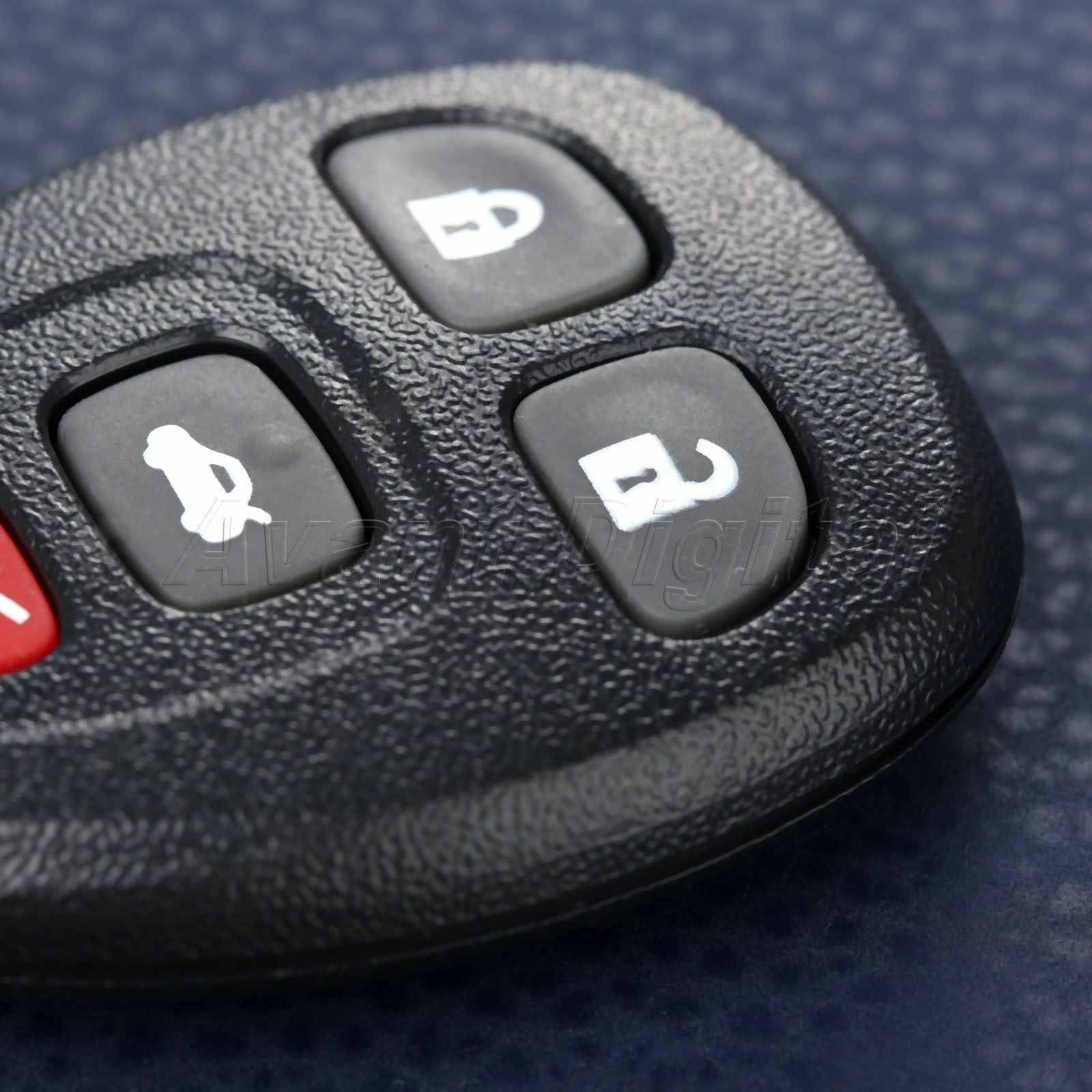 Remote Keyless Entry Shell Fob Case Pad For Chevrolet Pontiac Buick 4 Buttons