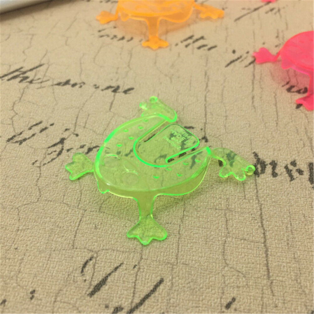 10PCS Jumping Frog Hoppers Game Kids Party Favor Kids Birthday Party Toys B_DD