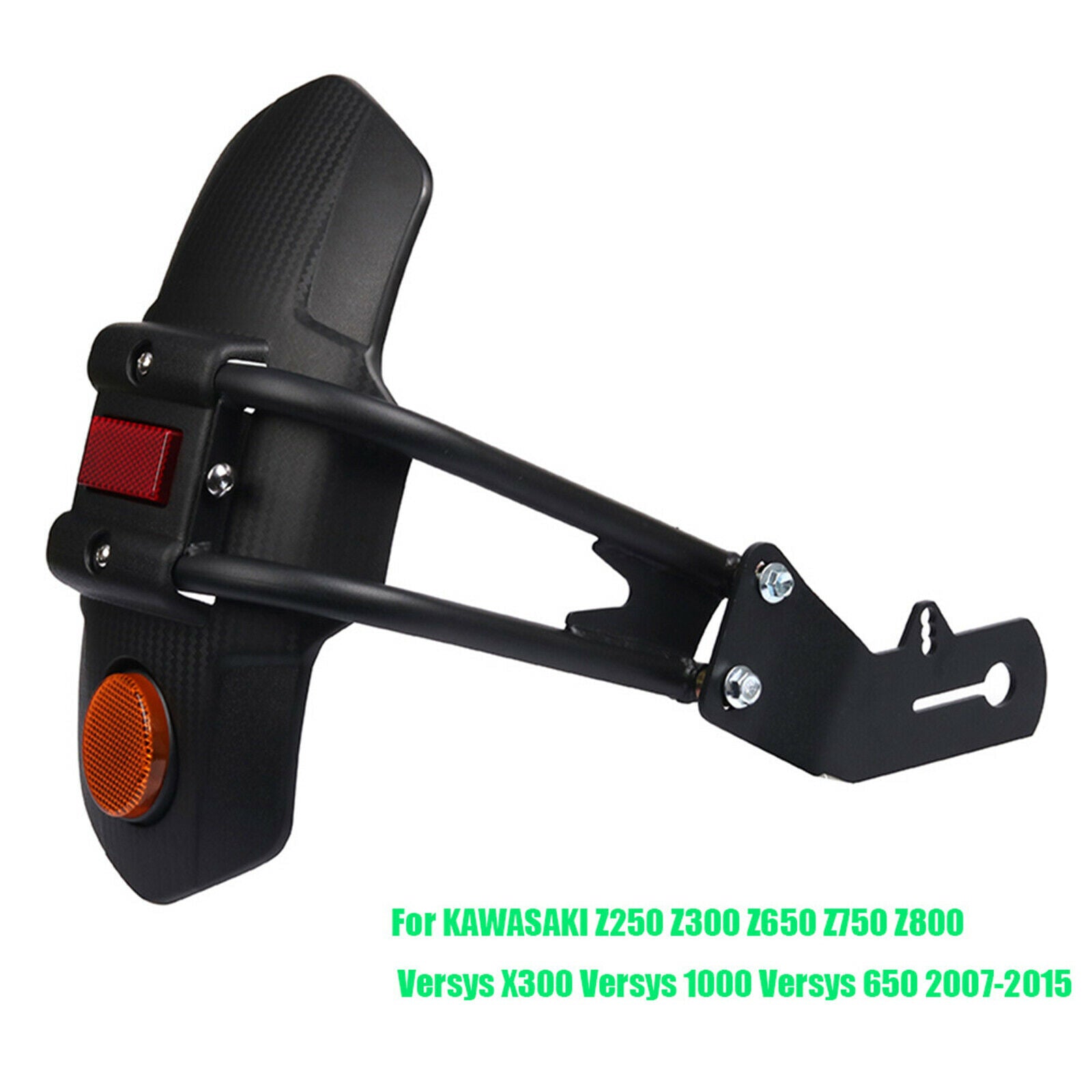 Motorcycle Rear Fender Mudguard for KAWASAKI Z300   X300 650 2007-2015