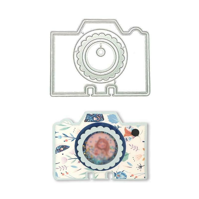 Camera Case Metal Cutting Dies Stencil DIY Scrapbook Album Paper Card Template