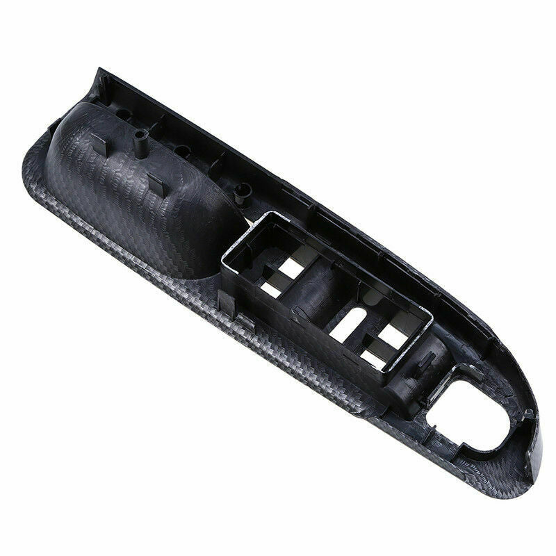 Carbon Fiber Look Window Switch Panel Cover  Fit For VW Passat B6 2006-2010