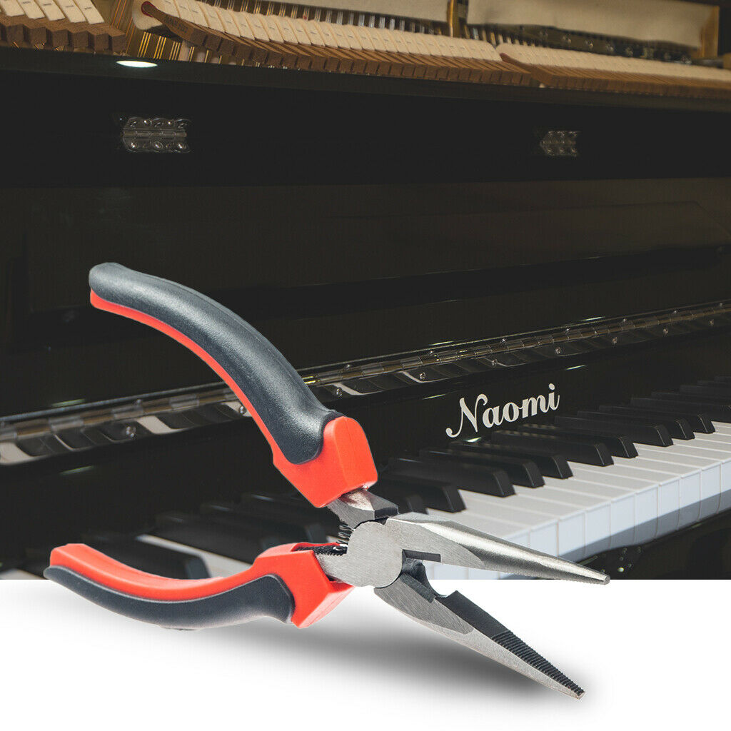 15.5cm Extra Long Chain Nose Plier for Cut Piano Wire Cutting Edge Hardness