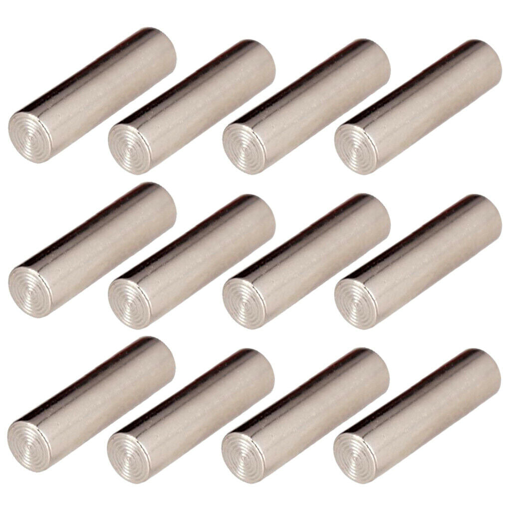 12x Electric Bass Humbucker Pickup Polepiece Slug Pole Magnet Slug Rods 18mm