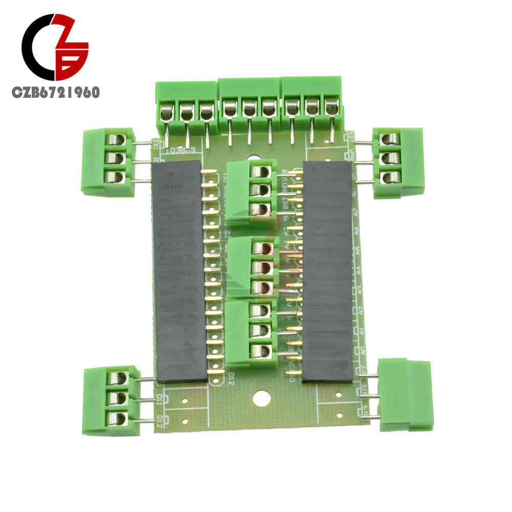Nano V3.0 ATmega328 CH340G + Expansion Board Terminal Adapter for DIY Arduino