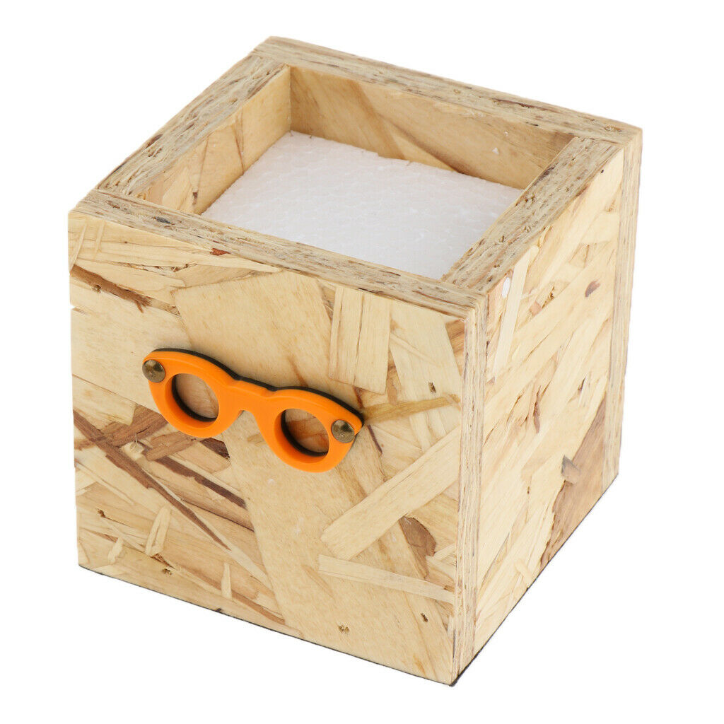 Eyeglasses Store Decoration Wooden Office Flower Pot Shop Decoration