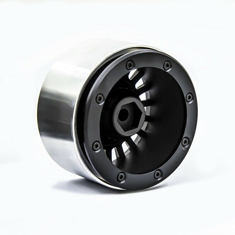 4PCS G53 VP Aluminum 2.2 Beadlock Wheel Rims for Axial SCX10 RR10 Wraith TraxxV2