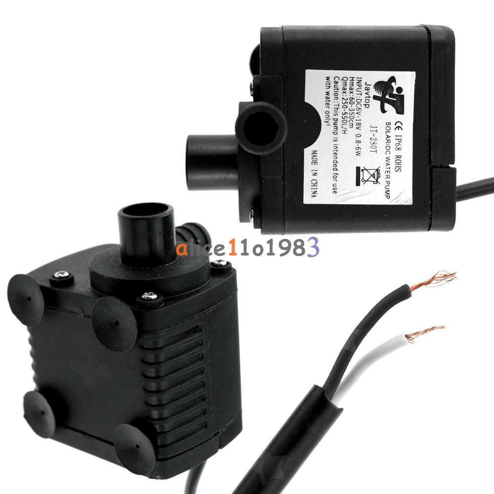 DC 12V 550L/H Brushless Magnetic Water Pump Fish Pond Garden JT-280T