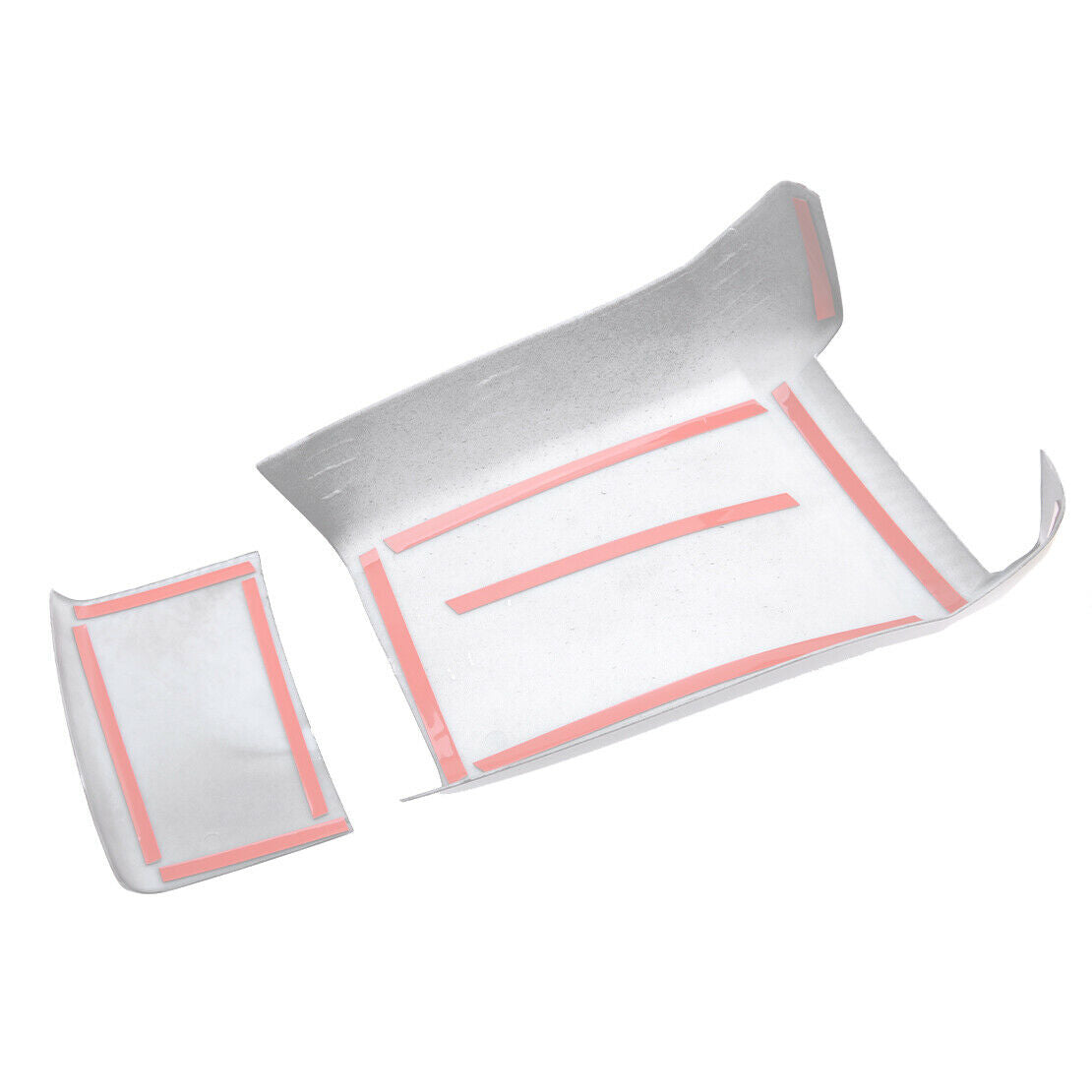 Rear Carbon Fiber Look Center Armrest Box Anti Kick Cover Set Fit for Civic