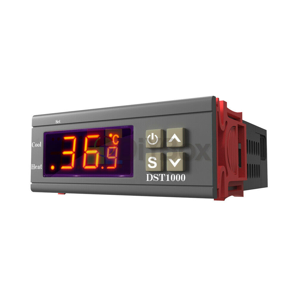 DC12-72V DST1000 Temperature Controller Thermostat DS18B20 Probe Better STC-1000