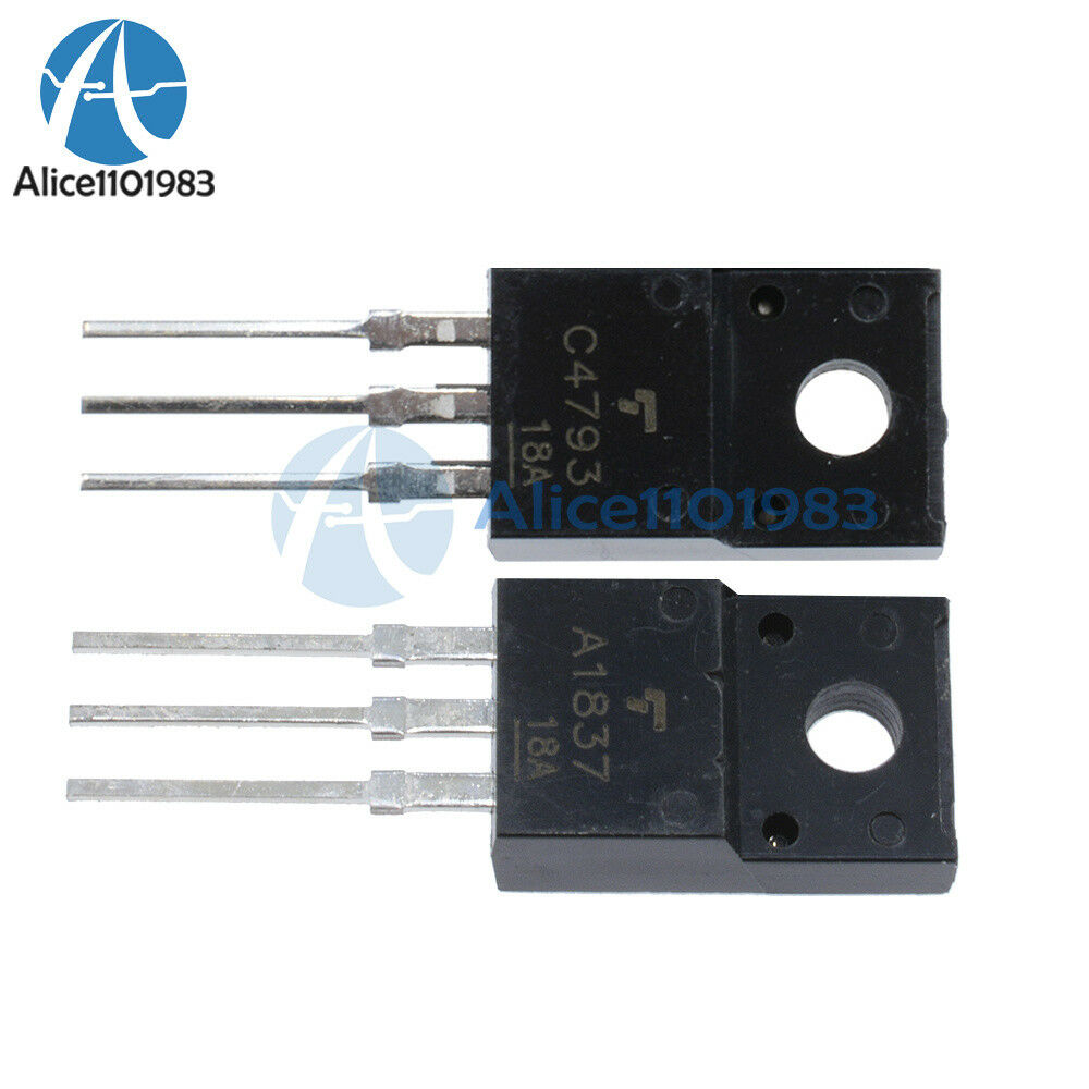 5Pairs/10PCS 2SA1837 + 2SC4793 A1837 C4793 Transistor IC